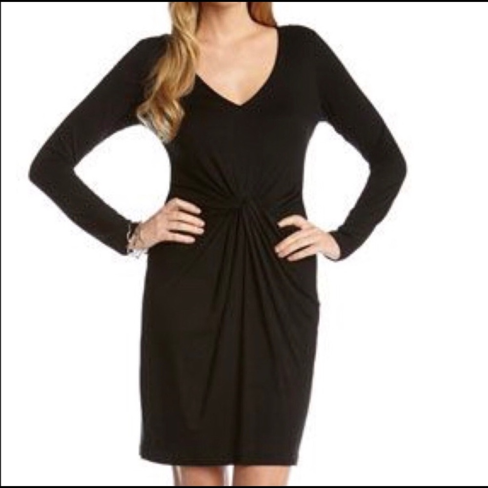 Karen Kane Black Ruched Dress - Size M